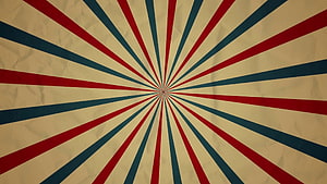 Vintage Circus Sunburst Pattern with Red and Blue Rays on Textured Paper HD wallpaper