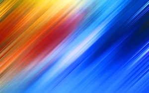 Vibrant Diagonal Streaks of Warm and Cool Colors in Abstract Motion Blur HD wallpaper
