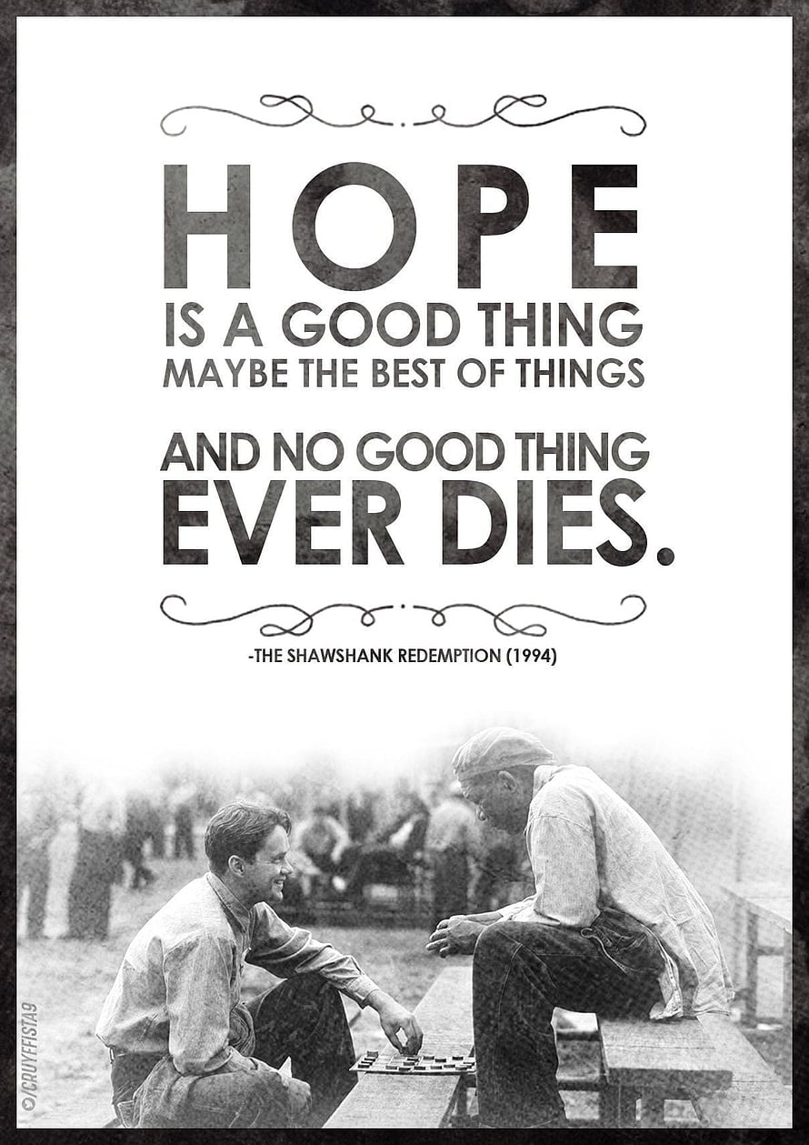 The Shawshank Redemption Quote Poster with Chess Scene and Inspirational Typography HD phone wallpaper