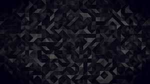 Abstract Dark Geometric Polygon Pattern Wallpaper HD wallpaper