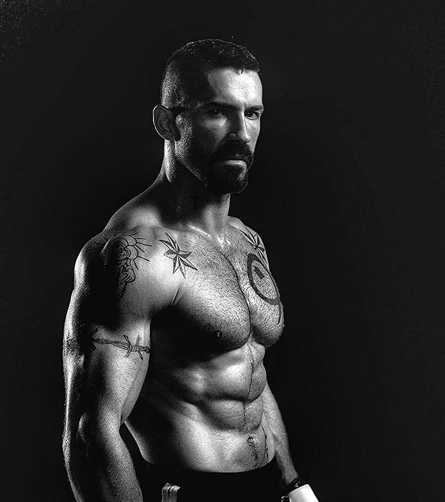 Scott Adkins as Boyka in Black and White Portrait HD phone wallpaper