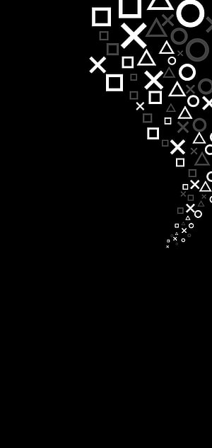 PlayStation Controller Symbols Abstract Wallpaper HD phone wallpaper