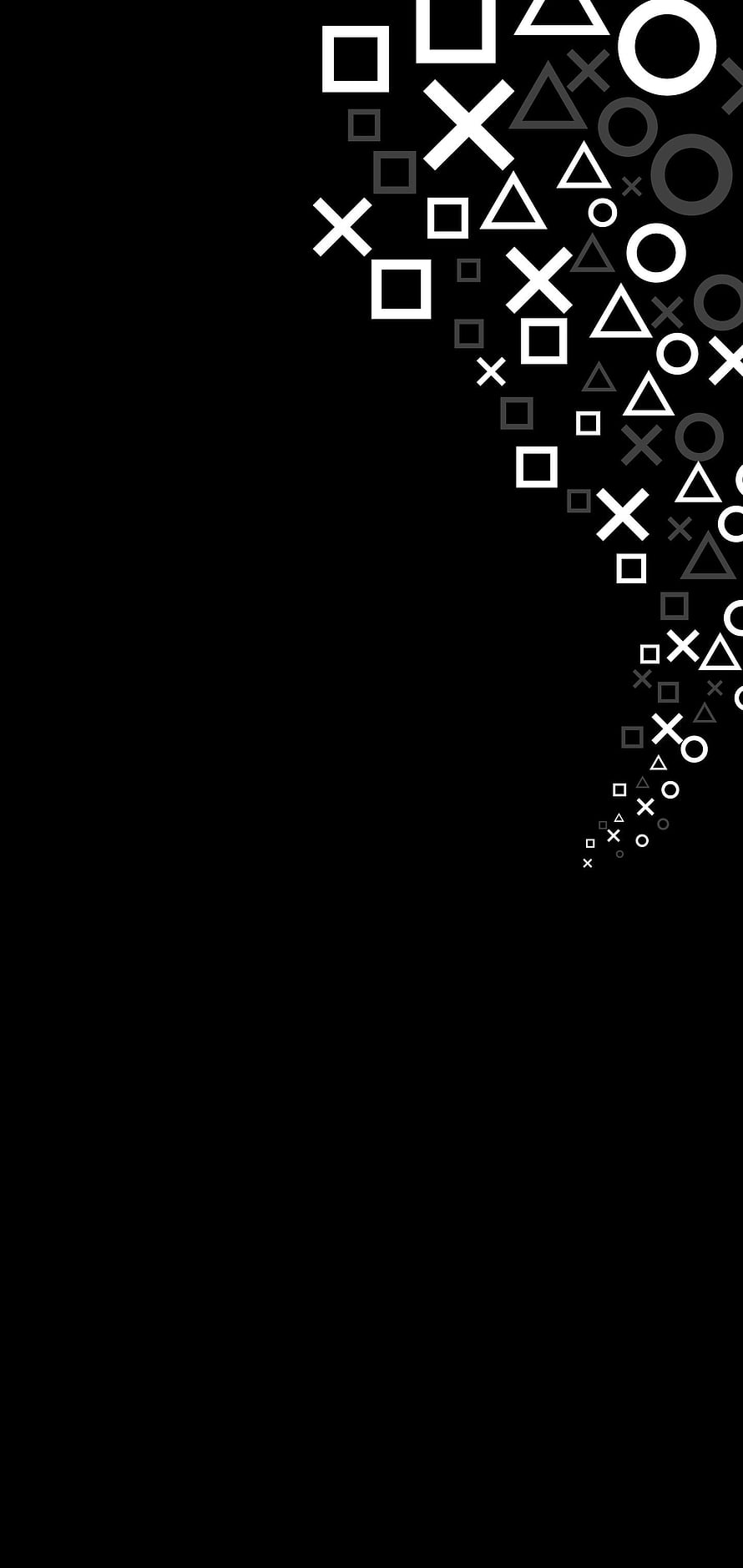PlayStation Controller Symbols Abstract Wallpaper HD phone wallpaper