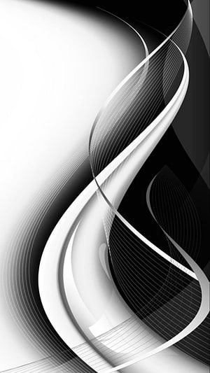 Abstract Black And White Swirling Lines Wallpaper HD phone wallpaper