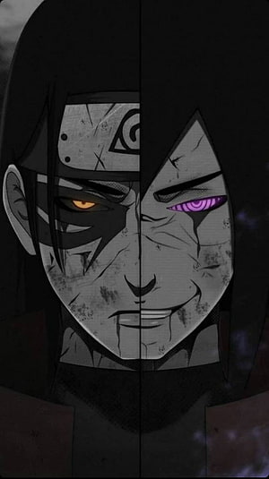 Madara Uchiha Sharingan and Rinnegan Anime Portrait Wallpaper HD phone wallpaper