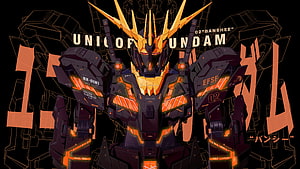 Unicorn Gundam 02 Banshee Anime Mecha Robot Wallpaper HD wallpaper