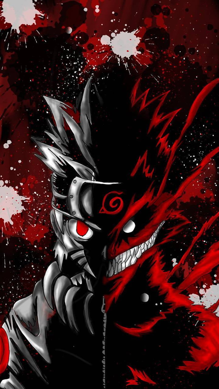 Orochimaru with Cursed Seal and Snake Transformation Anime Wallpaper HD phone wallpaper