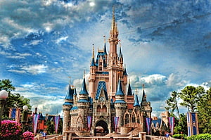 Cinderella Castle at Magic Kingdom Walt Disney World Orlando Florida Theme Park HD wallpaper