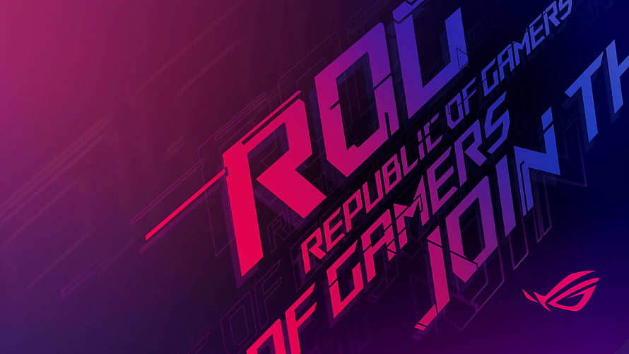 ASUS Republic of Gamers ROG Gaming Logo Wallpaper HD wallpaper