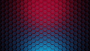 Abstract Red and Blue Hexagon Honeycomb Pattern Background HD wallpaper