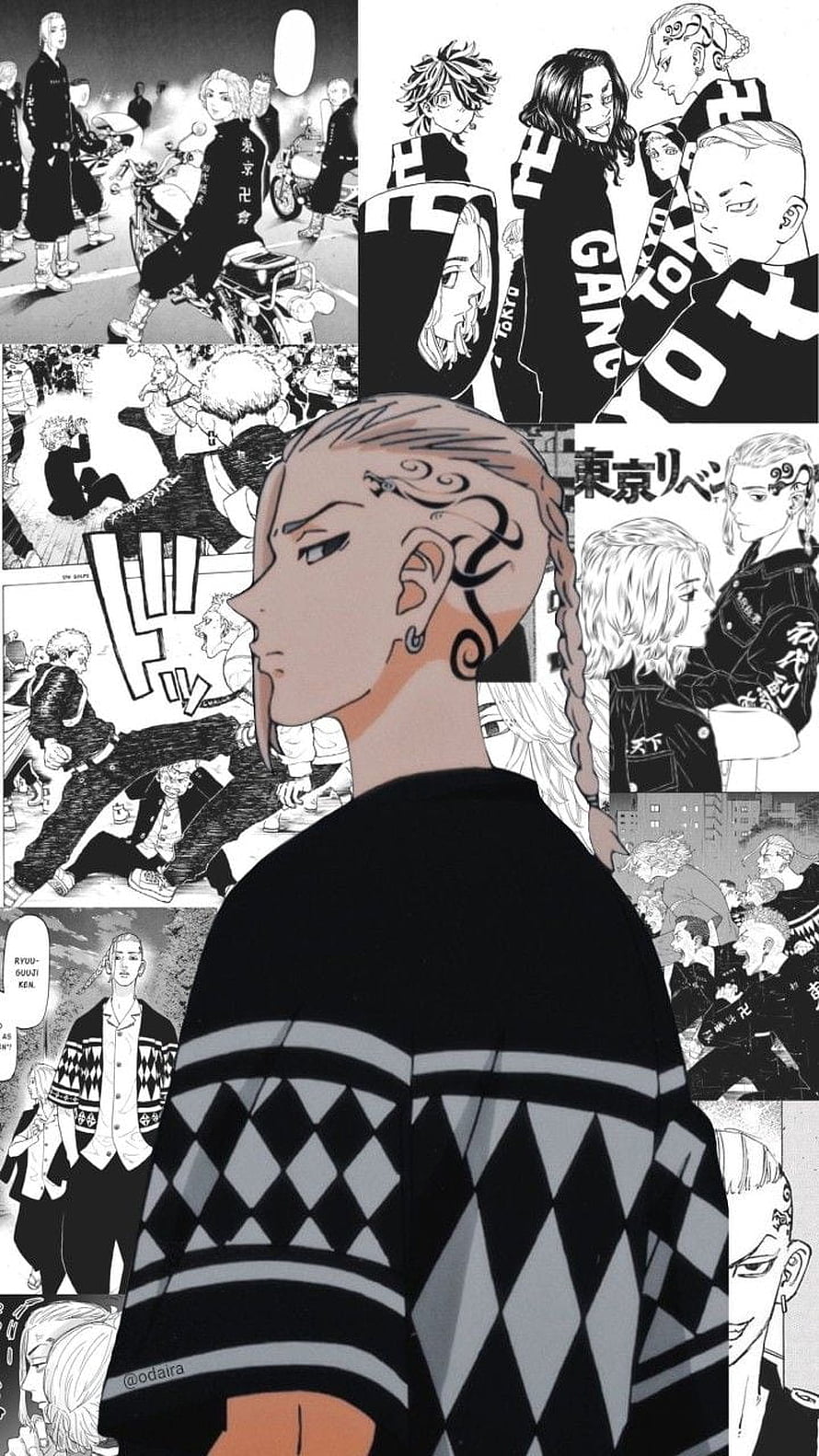 Draken from Tokyo Revengers Anime Character Profile with Manga Panels HD phone wallpaper