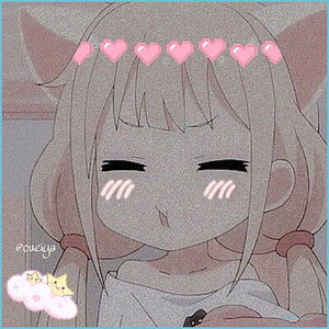 Cute Anime Girl with Cat Ears and Blushing Expression HD phone wallpaper