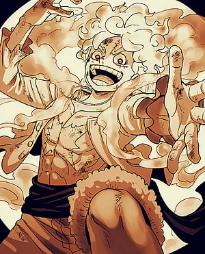 Monkey D. Luffy Gear 5 Sun God Nika Form Anime Wallpaper HD phone wallpaper