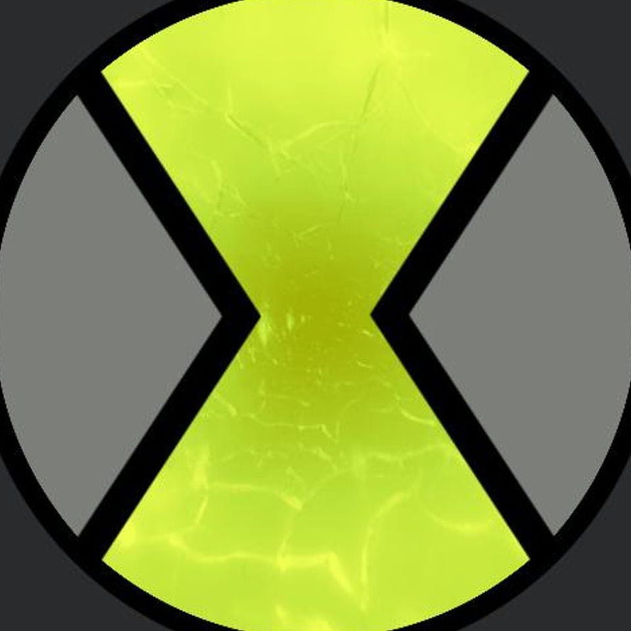 Ben 10 Omniverse Omnitrix Symbol with Glowing Green and Grey Design HD phone wallpaper