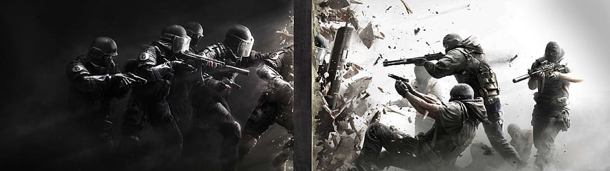 Tactical SWAT Team Breaching Wall with Firearms in High Intensity Action Scene HD wallpaper