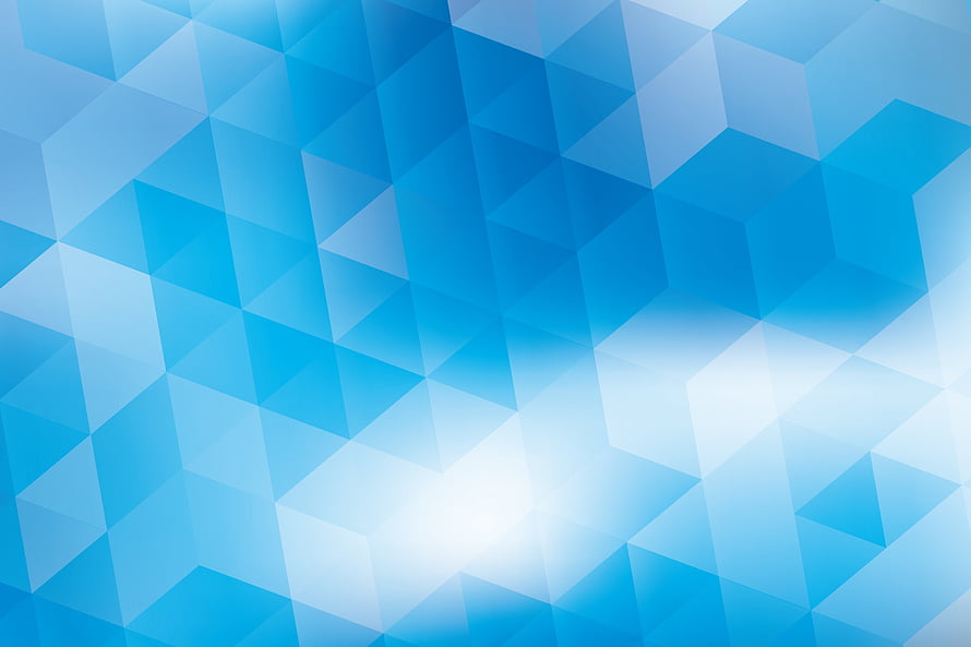 Blue Geometric Triangle Pattern with Soft Gradient and Abstract Faceted Design HD wallpaper