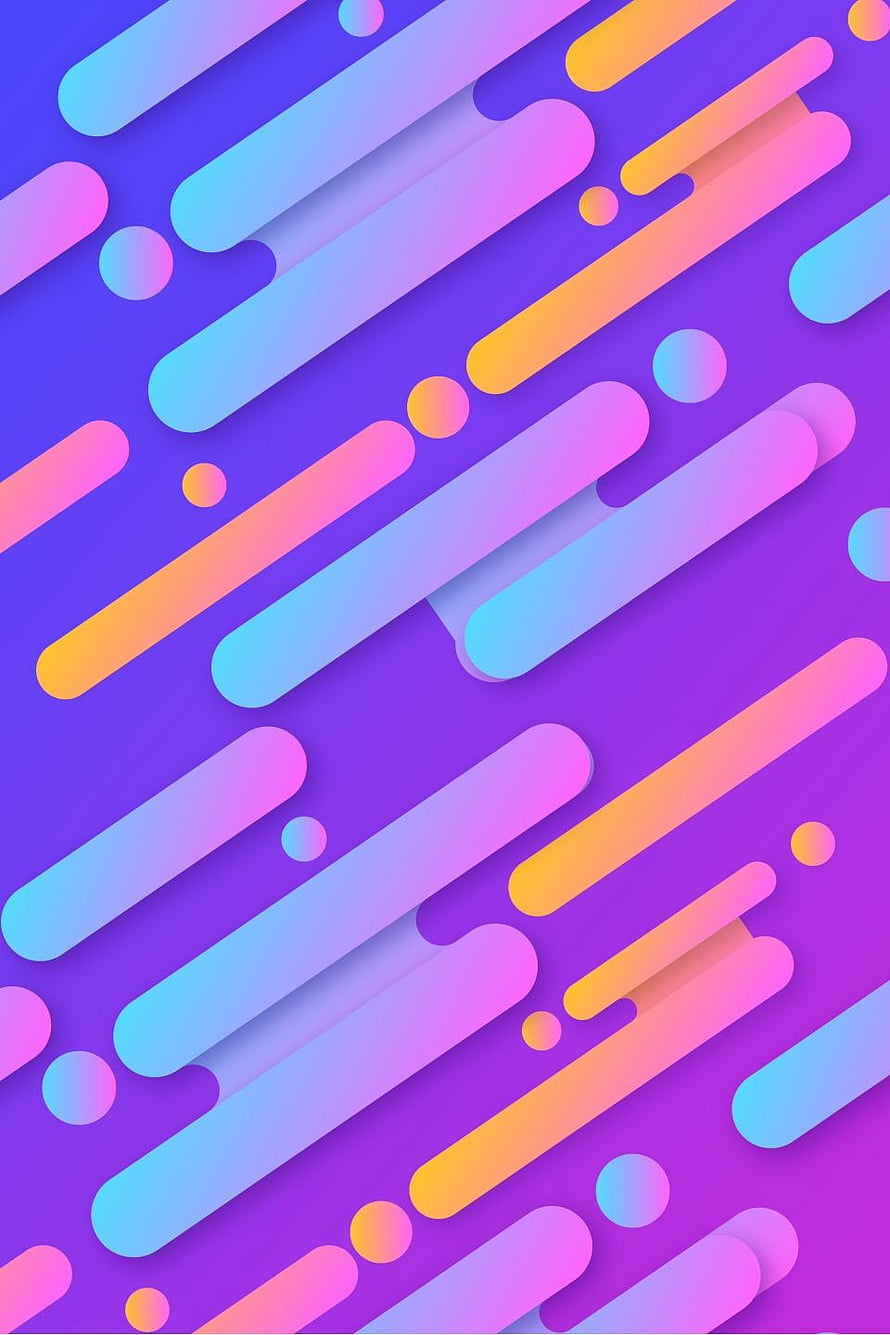 Vibrant Purple Diagonal Capsule Pattern with Gradient Accents and Soft Shadows HD phone wallpaper