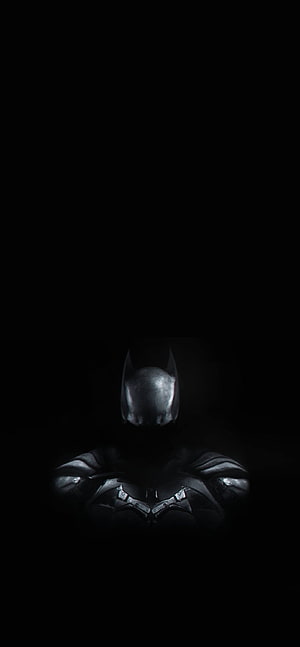 Dark and moody Batman cowl and armored chest piece emerging from deep shadows, Batman-thebosslogic, amoled, Robert, thebosslogic, black, dark, Pattinson, princegupta, batman, DC HD phone wallpaper