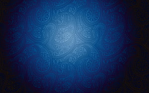 Intricate Islamic Geometric Pattern with Deep Blue and Purple Gradient Background HD wallpaper