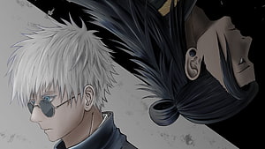 Satoru Gojo and Suguru Geto Jujutsu Kaisen Anime Character Portrait Wallpaper HD wallpaper