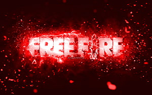 Red Glowing Fire Text With Sparks And Embers On Dark Background HD wallpaper