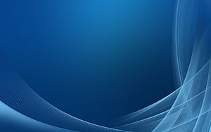 Abstract Blue Background With Flowing Curved Lines And Gradient Waves HD wallpaper