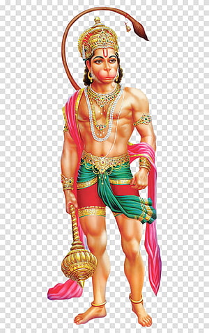 Lord Hanuman Hindu Deity Illustration With Golden Mace And Ornate Jewelry, Hanuman Hanuman, Person, Face, Pendant, Gold Transparent Png, Hanuman Face HD phone wallpaper