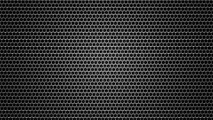 Dark Perforated Metal Mesh Texture with Uniform Circular Grid Pattern HD wallpaper