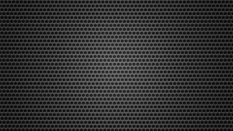 Dark Perforated Metal Mesh Texture with Uniform Circular Grid Pattern HD wallpaper