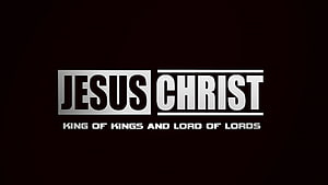 Jesus Christ King of Kings and Lord of Lords Bold Typography on Black Background HD wallpaper