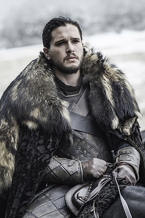 Jon Snow in Winterfell Armor and Fur Cloak from Game of Thrones HD phone wallpaper