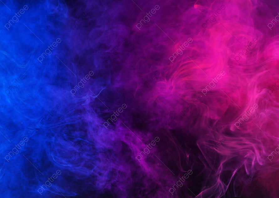 Vibrant Blue and Pink Glowing Smoke Swirling on Dark Background HD wallpaper