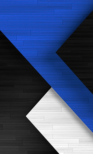 Abstract Geometric Wood Texture Wallpaper in Blue, Black, and White HD phone wallpaper