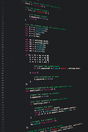Colorful JavaScript Code Snippet on Dark Background for Developer Desktop HD phone wallpaper