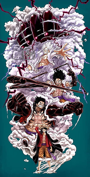 Monkey D. Luffy Gear 5 Awakening One Piece Anime Wallpaper HD phone wallpaper