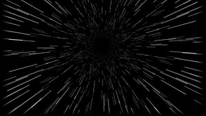Hyperspace Starfield Warp Speed Effect Black Background HD wallpaper