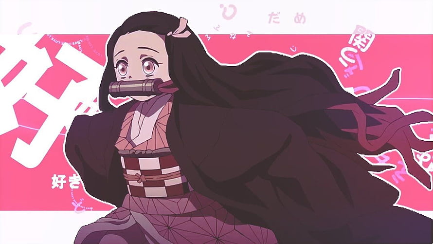 Nezuko Kamado in Demon Slayer Kimetsu no Yaiba Anime Illustration HD wallpaper