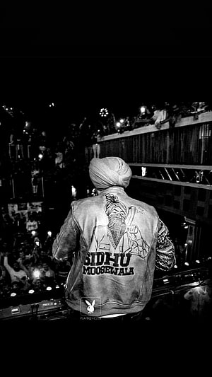 Sidhu Moosewala Backstage Concert View With Custom Jacket Artwork HD phone wallpaper