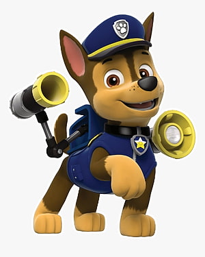 Chase the German Shepherd Police Pup from Paw Patrol in Blue Uniform with Megaphone and Flashlight, Chase) Paw Patrol Pups, Paw Patrol Characters, Paw - Transparent Background Paw Patrol Png, Png , Transparent Png , Rubble Paw Patrol HD phone wallpaper