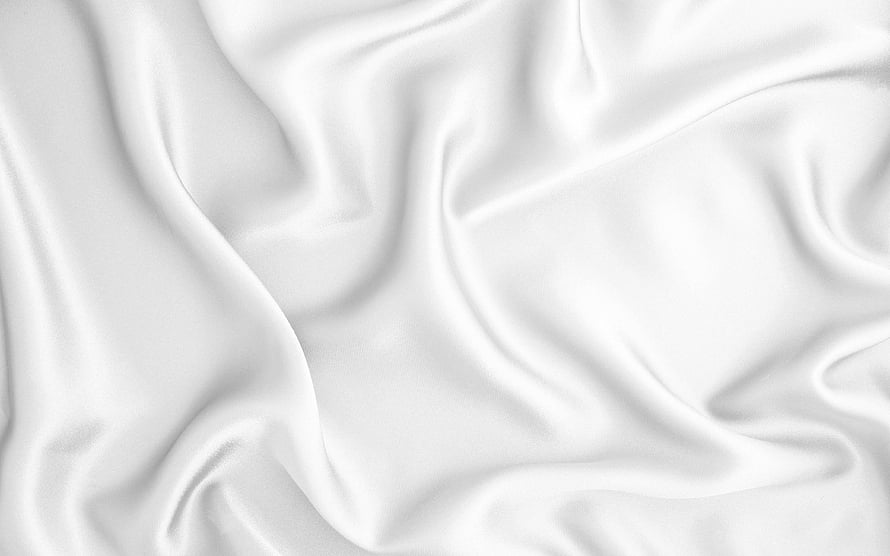 Elegant White Satin Fabric with Soft Flowing Folds and Smooth Textured Surface HD wallpaper