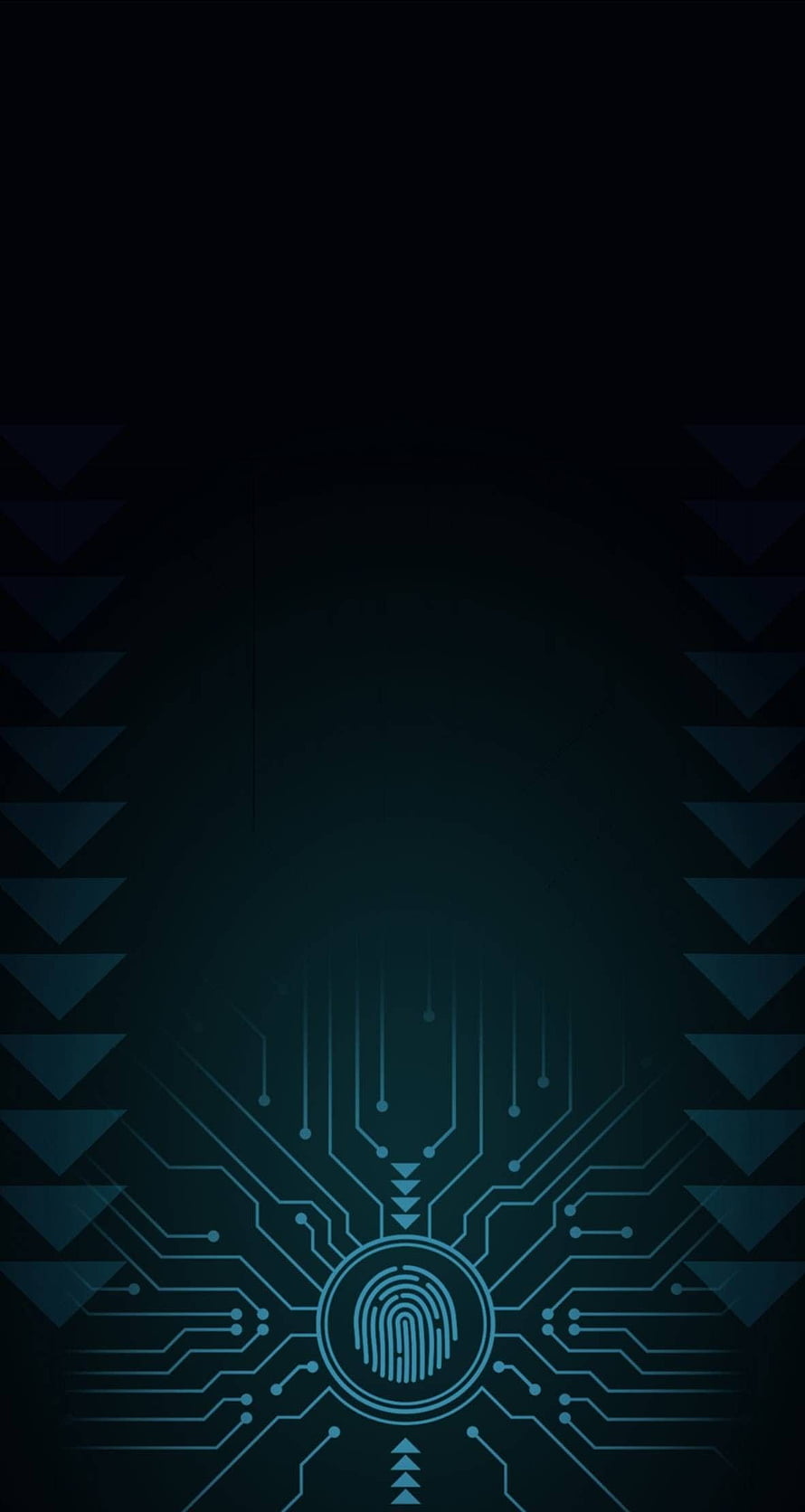 Fingerprint Biometric Security Circuit Board Technology Abstract Background HD phone wallpaper