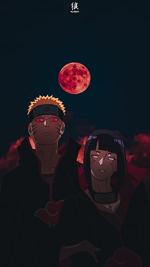 Naruto and Hinata Akatsuki Alternate Universe Anime Wallpaper HD phone wallpaper