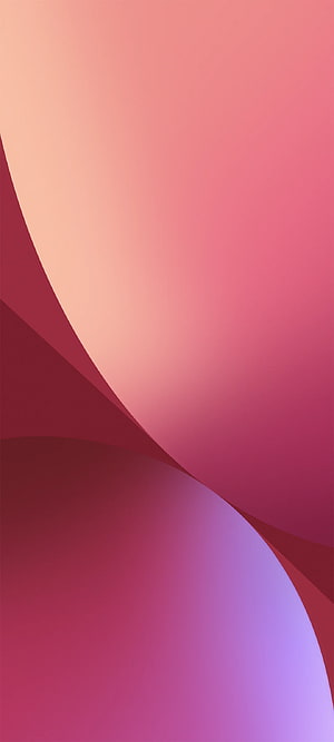 Abstract Gradient Wallpaper With Soft Pink, Red, And Purple Curved Shapes HD phone wallpaper
