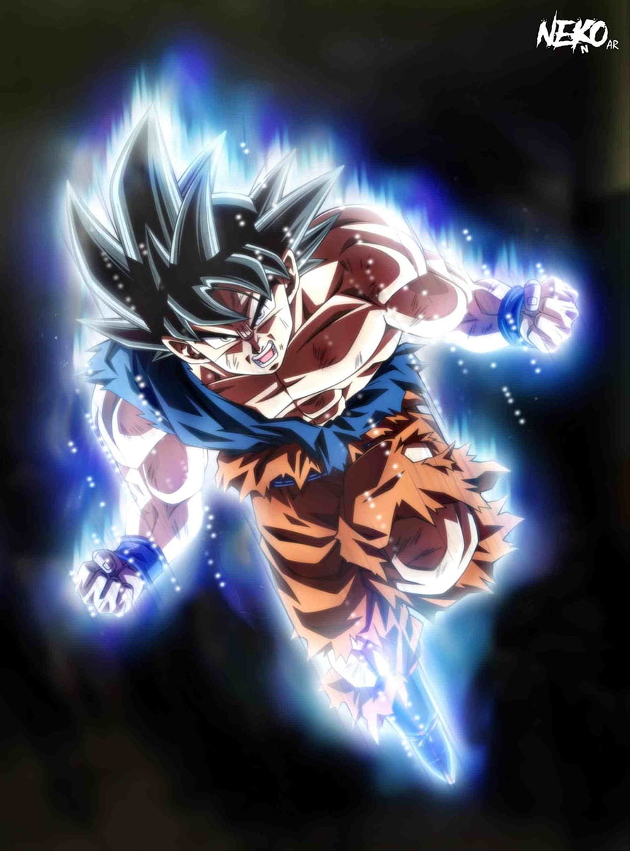 Black Goku Super Saiyan Blue Anime Character Artwork HD phone wallpaper