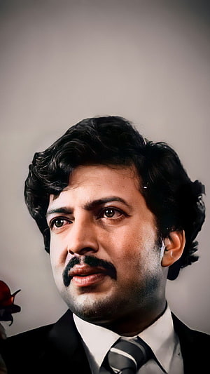 Vishnuvardhan in Formal Suit and Tie Portrait HD phone wallpaper