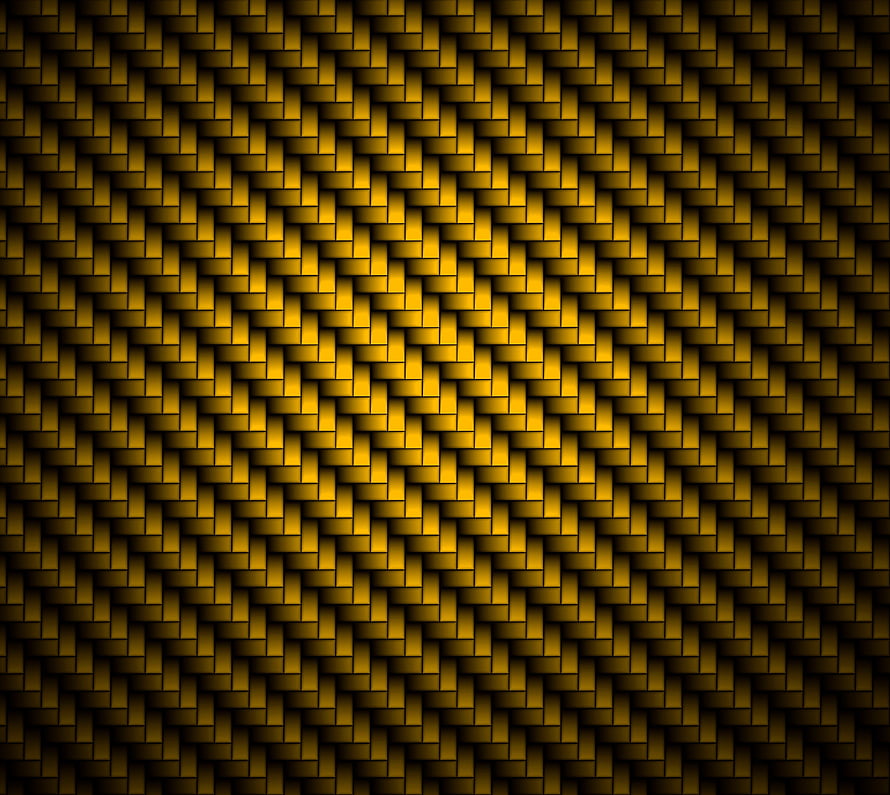 Golden Woven Texture Abstract Pattern with Dark Gradient and Geometric Weave Design HD wallpaper