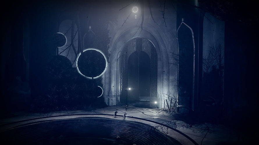 Lord of the Mysteries Dark Gothic Architecture and Mysterious Circular Portals HD wallpaper