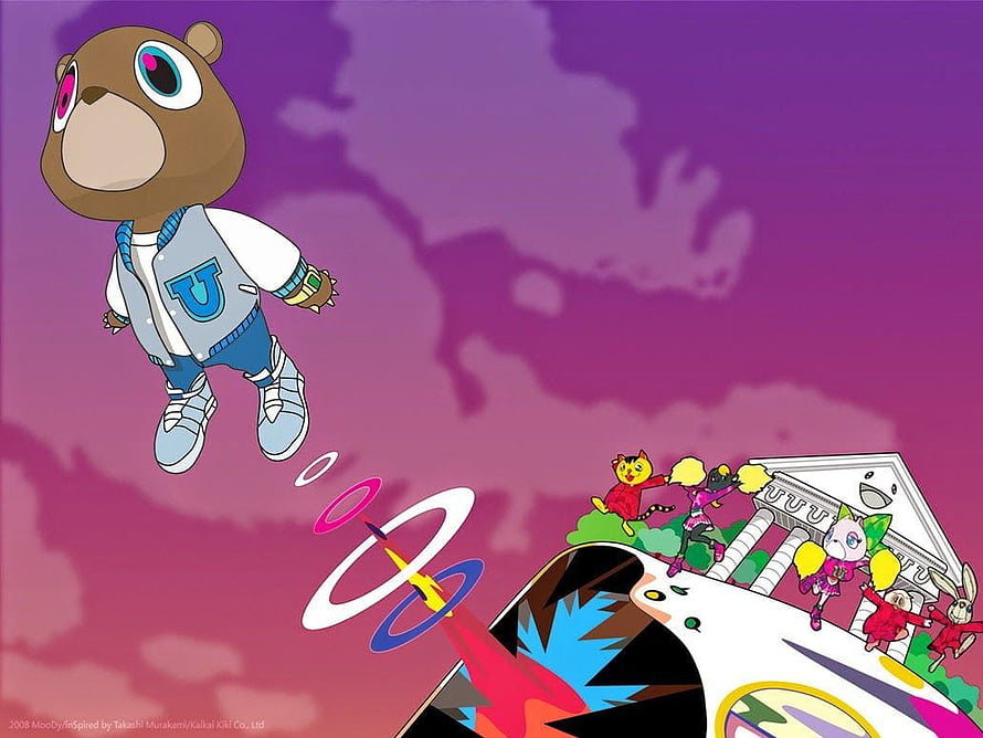 Takashi Murakami Kanye West Graduation Album Cover Artwork HD wallpaper