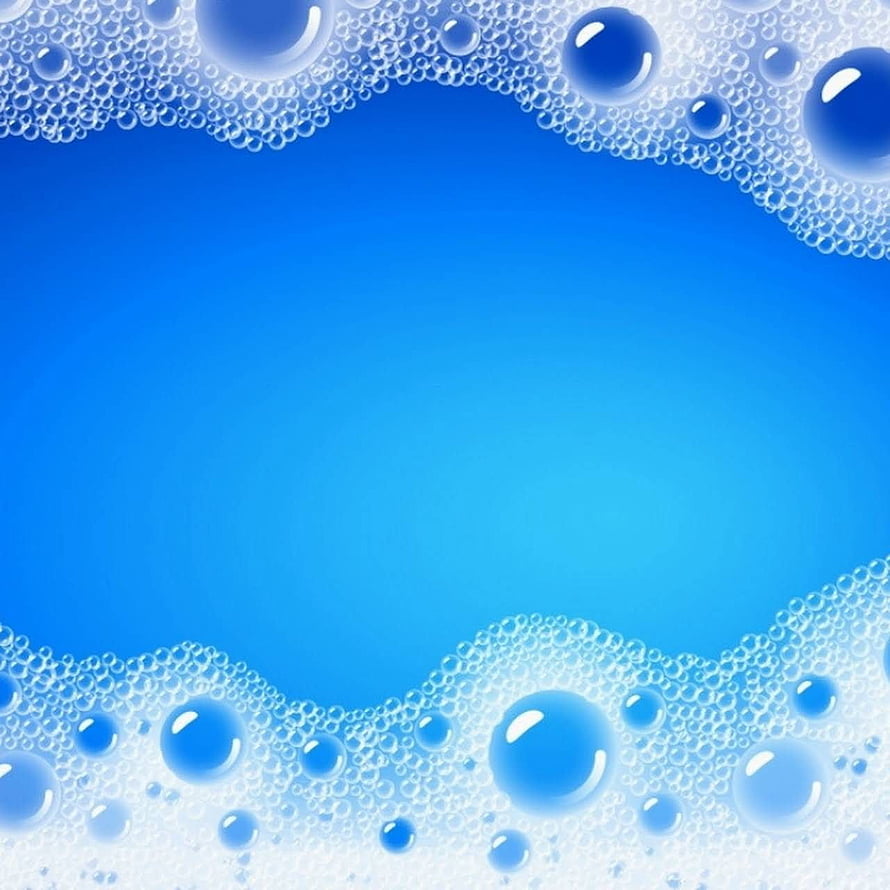 Blue Water Bubbles and Foam Background HD phone wallpaper