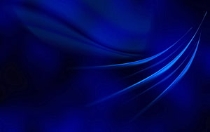 Deep Blue Abstract Flowing Light Strokes on Dark Background HD wallpaper